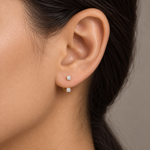 [LUV-ER874-S-8MM] Earrings 874